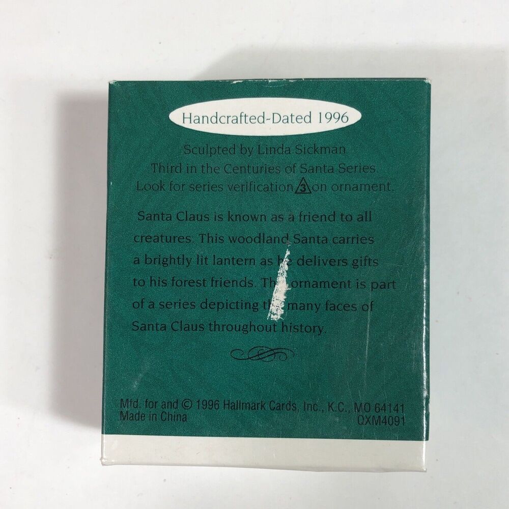 Vintage Hallmark Keepsake Ornament - Centuries of Santa 1996 Miniature in Box - Picture 12 of 13